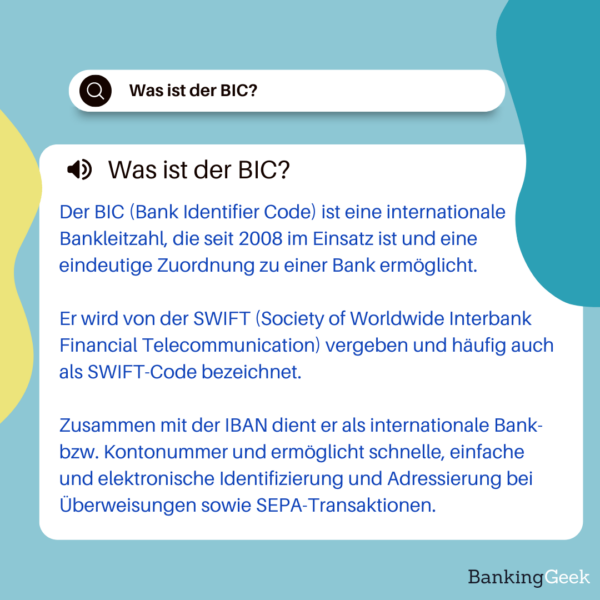 Bic Definition Und Aufbau Bankinggeek