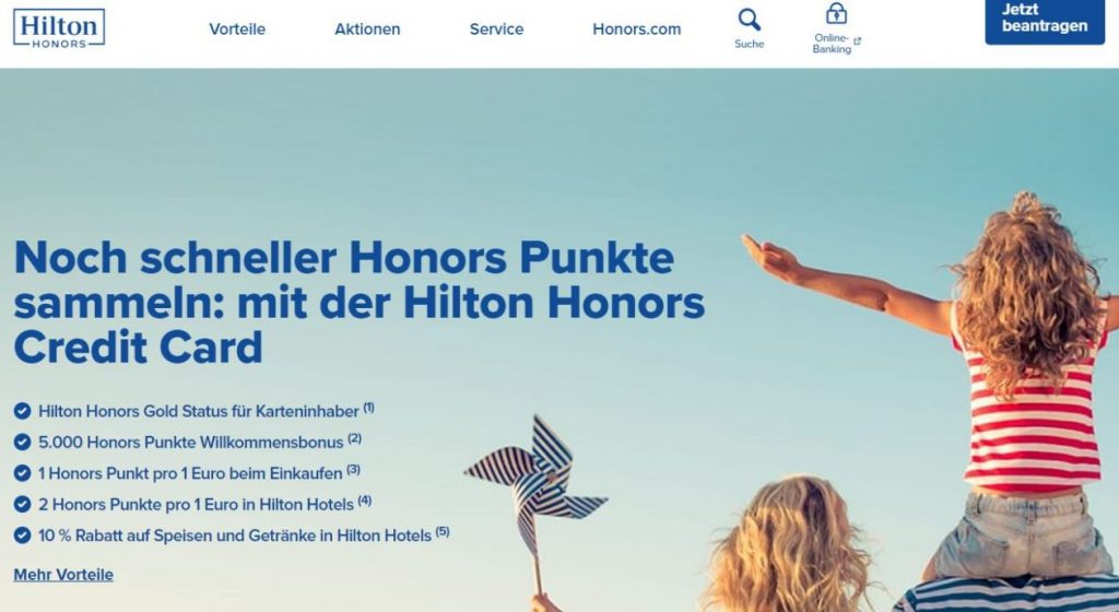 Hilton Honors Kreditkarte
