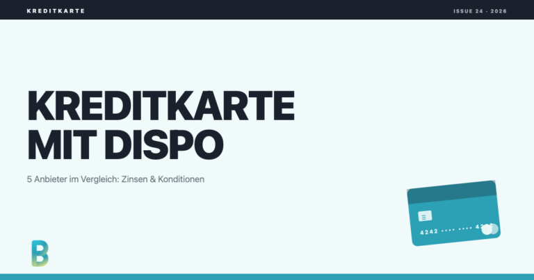 bankinggeek.com: Kreditkarte mit Dispo