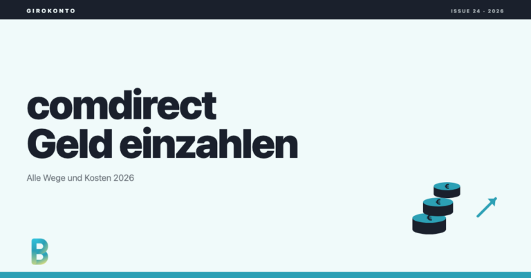 bankinggeek.com: Geld einzahlen bei comdirect: So geht's