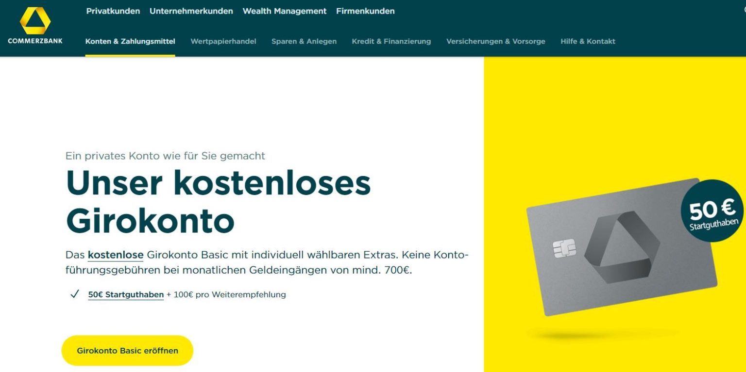 Commerzbank-Kontakt: So Erreichst Du Den Kundenservice - BankingGeek