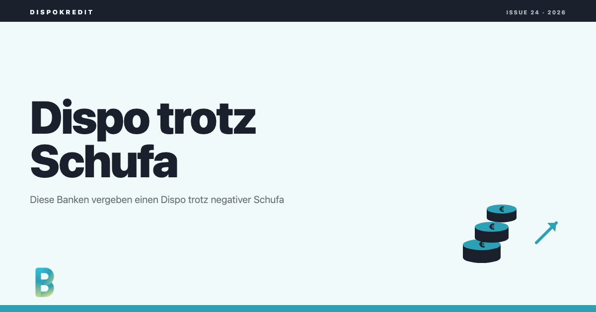 bankinggeek.com: Dispo trotz Schufa