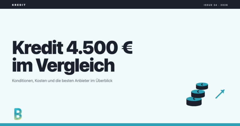 bankinggeek.com: Kredit 4.500 €: Alles für die richtige Kreditentscheidung