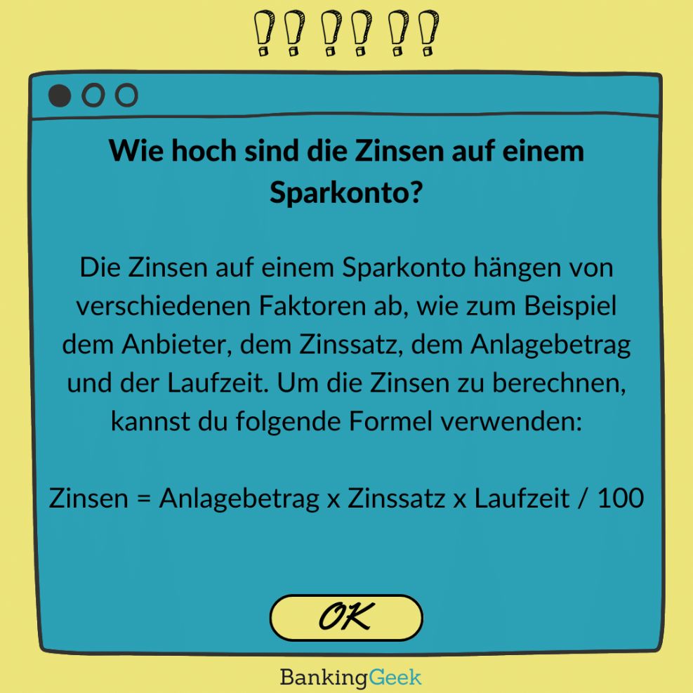 Sparkonto Zinsen, Vorteile und Nachteile und mehr BankingGeek