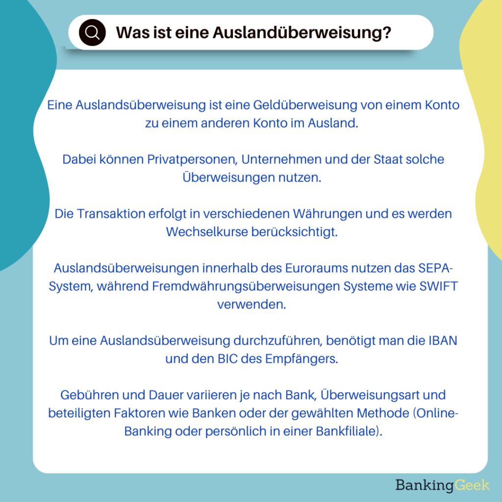 Auslandsüberweisung: Kosten, Alternativen Und Mehr - BankingGeek