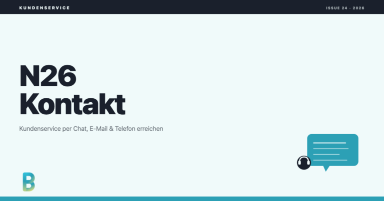 bankinggeek.com: N26-Kontakt Kundenservice