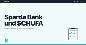 Sparda Bank und SCHUFA: was ist moeglich