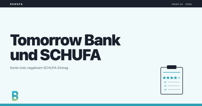 bankinggeek.com: Tomorrow Bank und SCHUFA