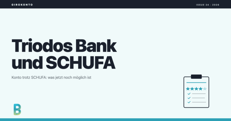 bankinggeek.com: Triodos Bank und SCHUFA