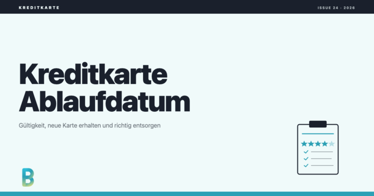Kreditkarte Ablaufdatum: Gültigkeit, neue Karte erhalten und richtig entsorgen