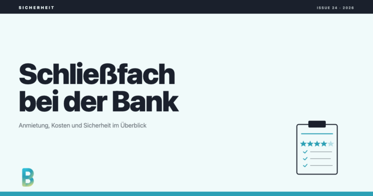 bankinggeek.com: Bankschließfach: Anmietung, Zugang, Sicherheit und Alternativen