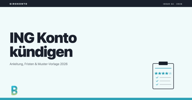 bankinggeek.com: ING Konto kuendigen