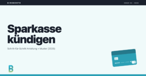 bankinggeek.com: Sparkasse Konto kuendigen Schritt-fuer-Schritt Anleitung