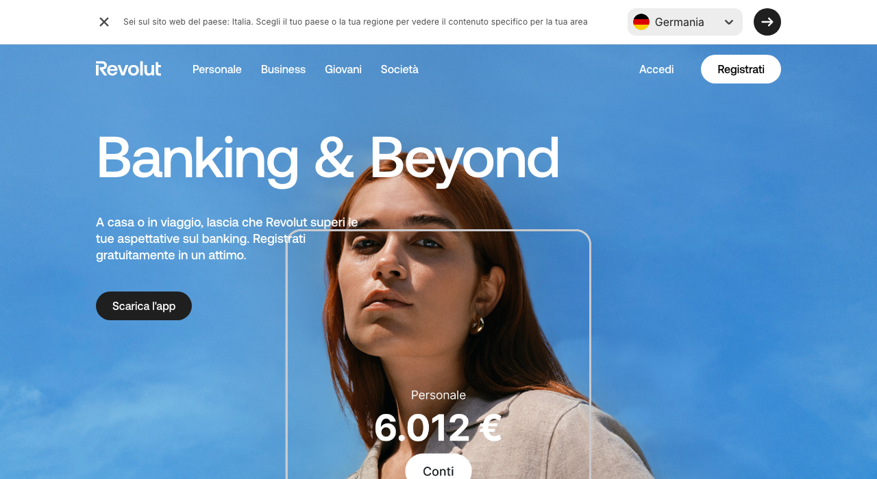 Revolut Standard, conto corrente online per viaggiatori