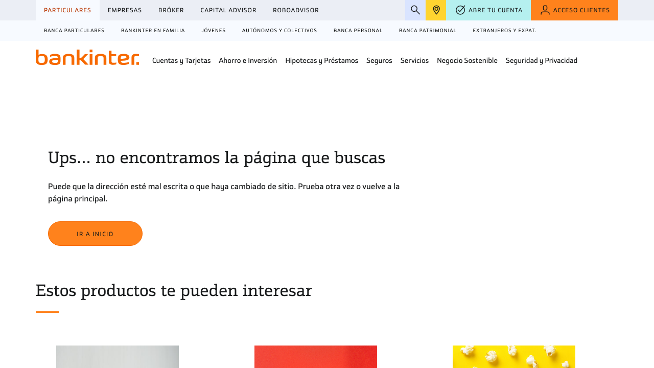 Captura del sitio de Cuenta Digital Bankinter