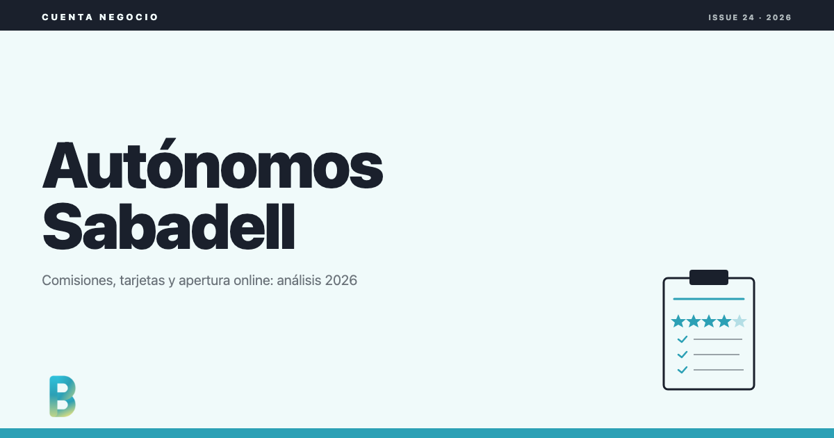 Cuenta Online Autónomos Sabadell: análisis 2026