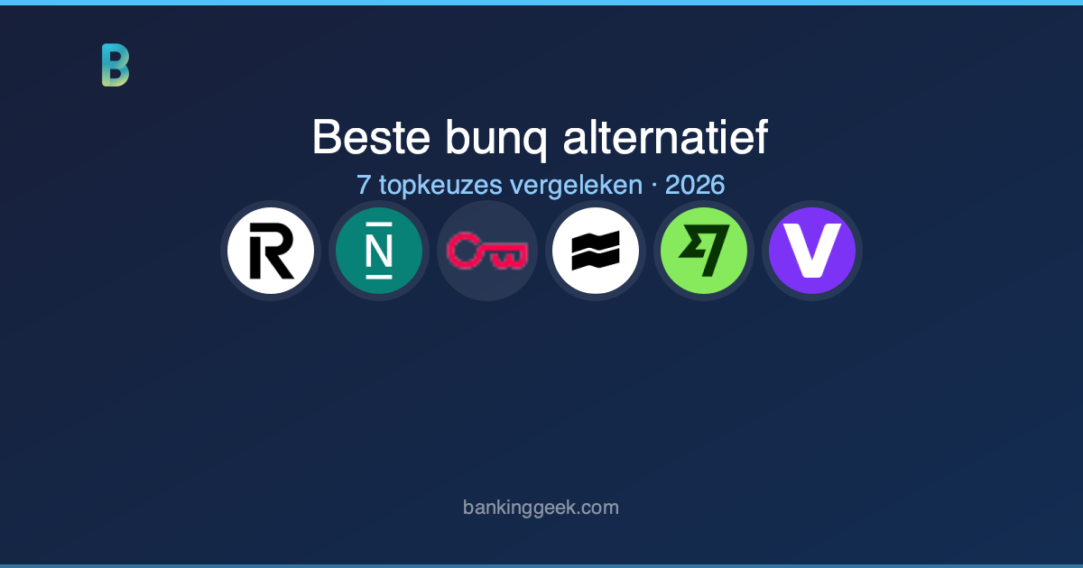 bankinggeek.com: Beste bunq alternatief: 7 topkeuzes vergeleken voor Nederland (2026)