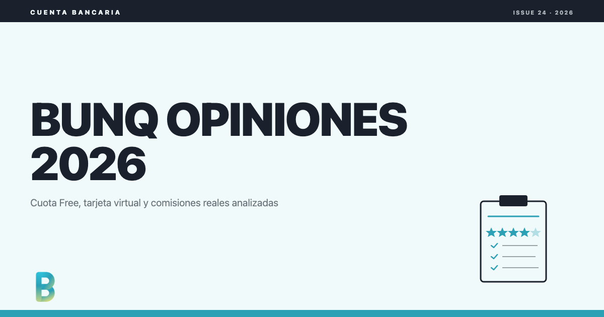 bankinggeek.com: Cuenta Personal Bunq opiniones 2026