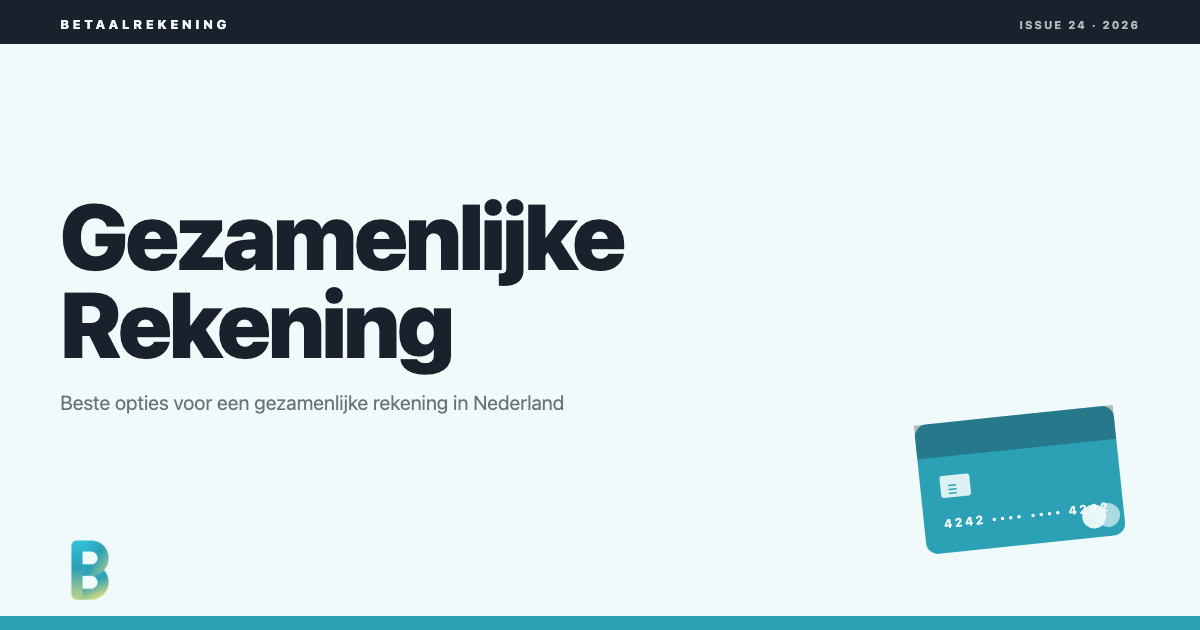 bankinggeek.com: Gezamenlijke rekening beste opties