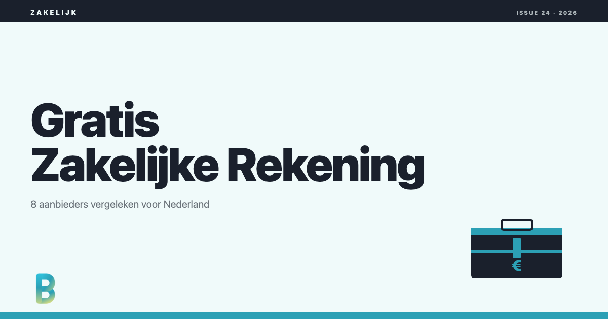 bankinggeek.com: Gratis zakelijke rekening 2026: de 8 beste gratis opties vergeleken