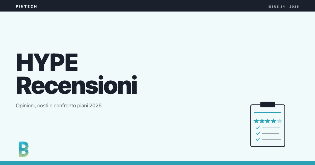 HYPE conto digitale: recensioni e opinioni 2026