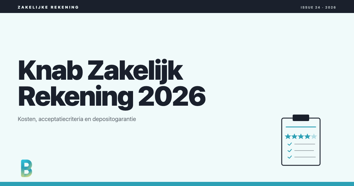 bankinggeek.com: Knab Zakelijke Rekening review 2026, kosten en acceptatiecriteria