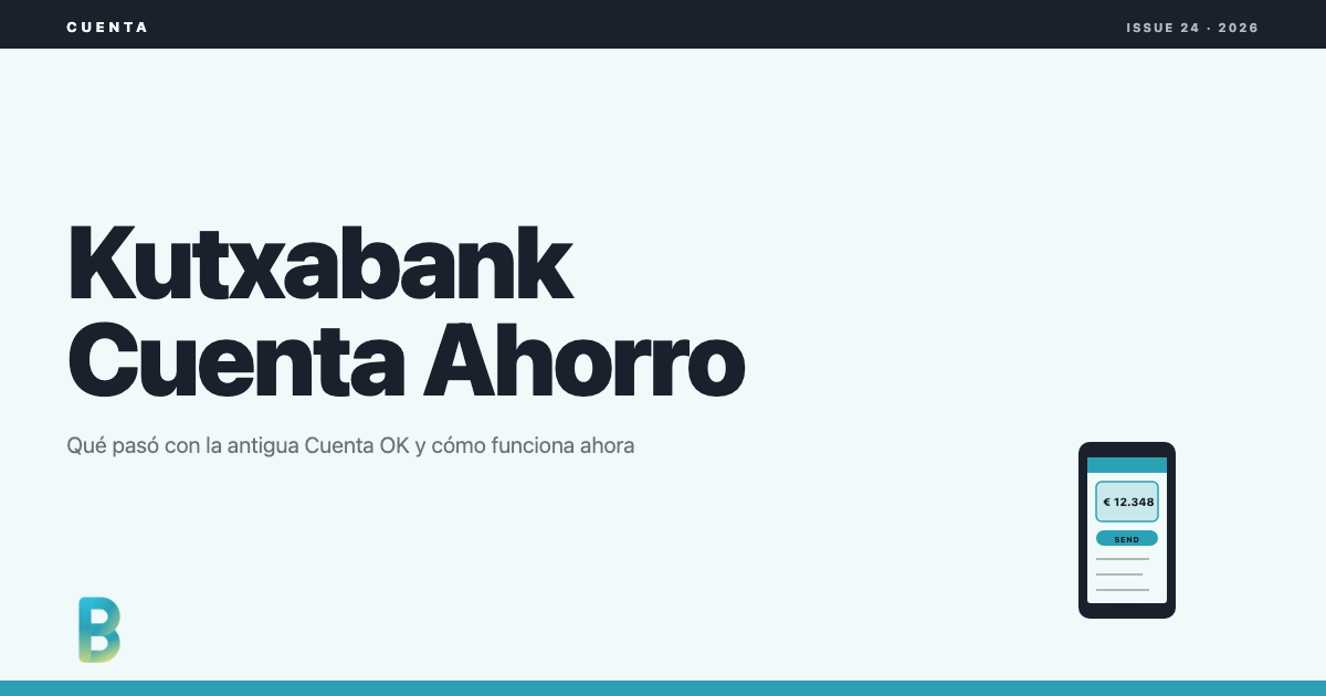 bankinggeek.com: Kutxabank Cuenta de Ahorro