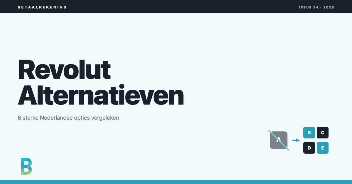bankinggeek.com: Beste Revolut alternatieven 2026, 6 sterke opties vergeleken