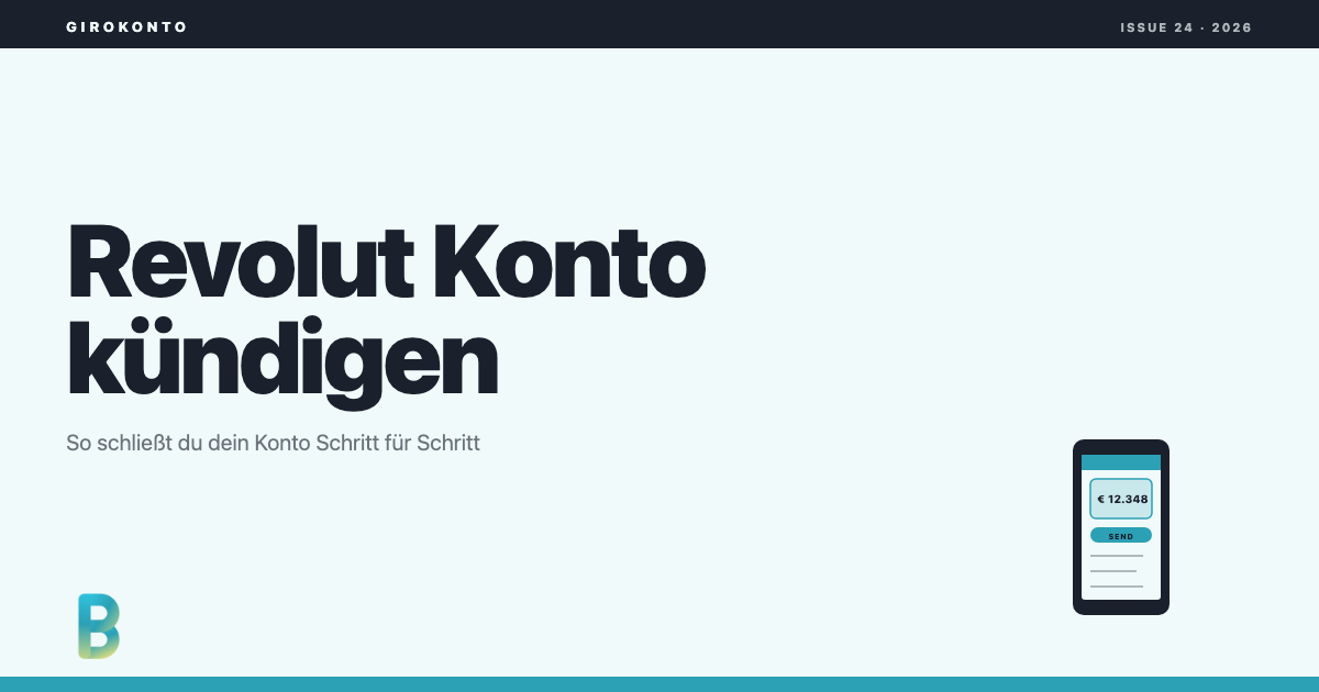 bankinggeek.com: Revolut Konto kündigen Schritt für Schritt