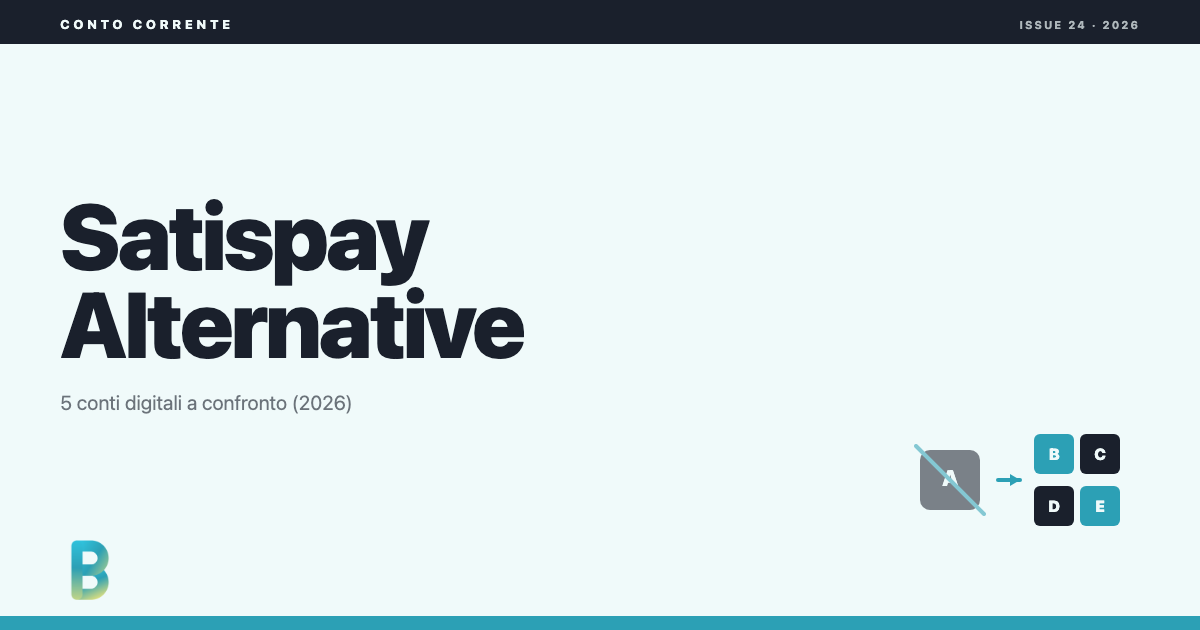 bankinggeek.com: Le migliori alternative a Satispay 2026