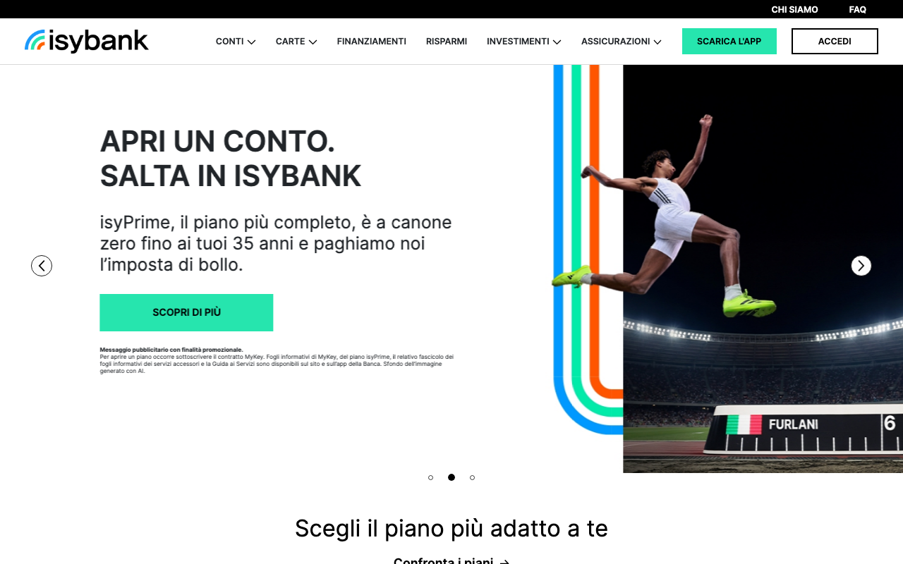 isyPrime isyBank - homepage