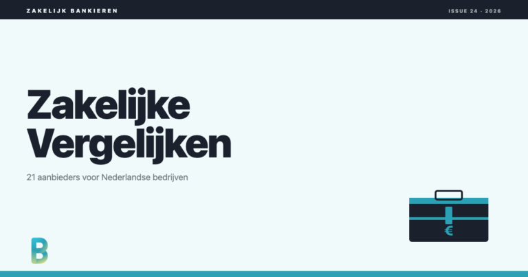 Zakelijke rekening vergelijken: 21 aanbieders