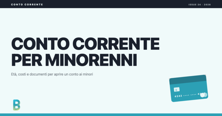 bankinggeek.com: Conto corrente per minorenni