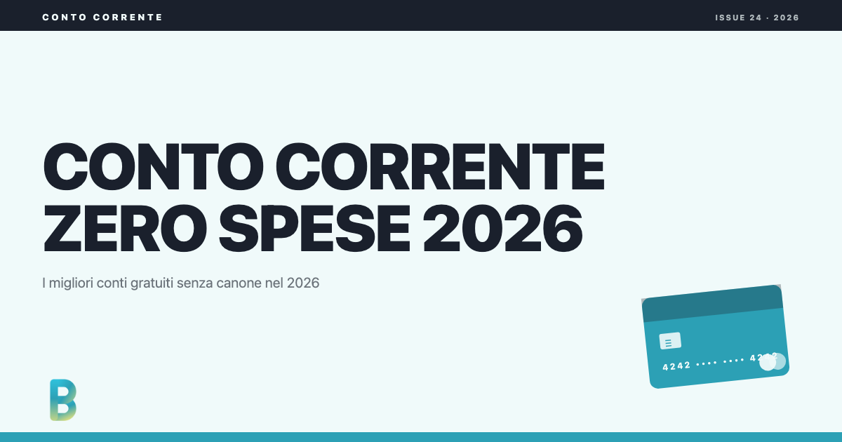 bankinggeek.com: Conto corrente a zero spese 2026
