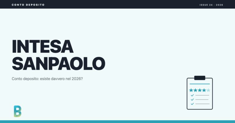 bankinggeek.com: Conto deposito Intesa Sanpaolo: recensione 2026