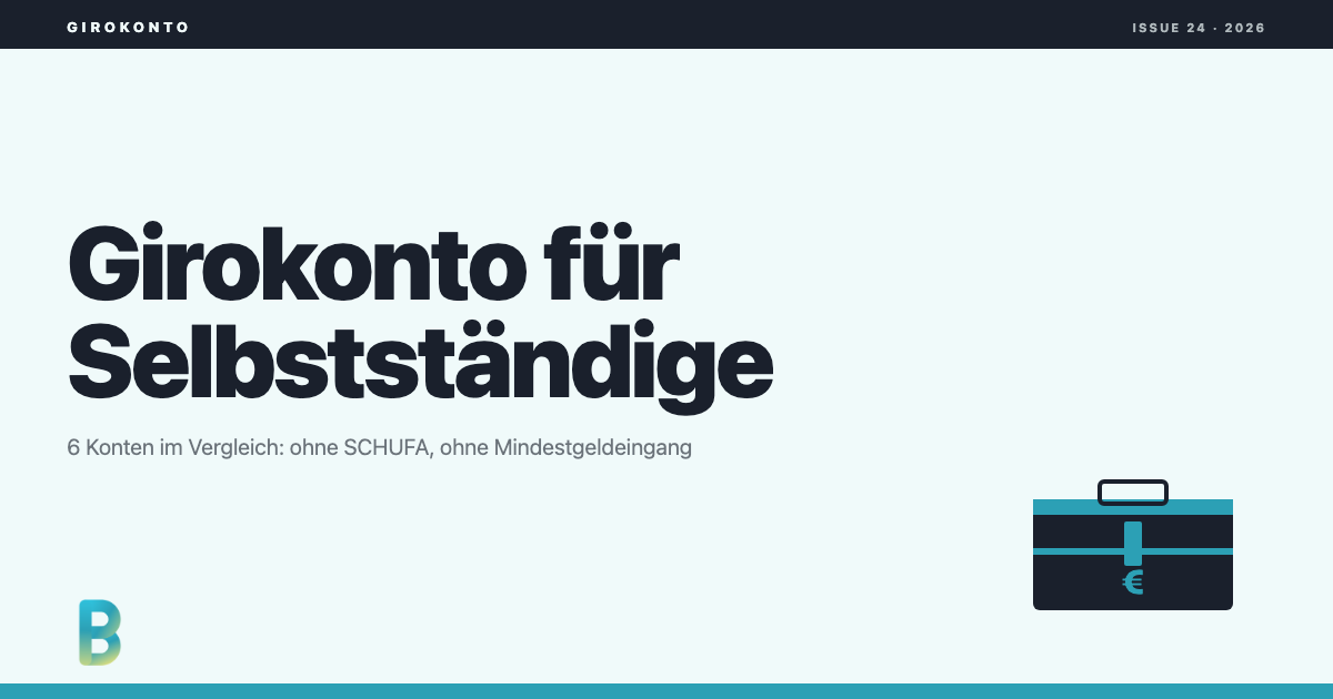 bankinggeek.com: Girokonto für Selbstständige