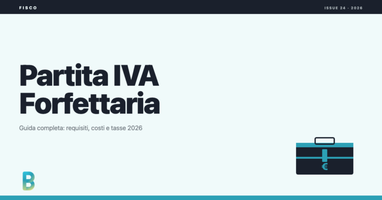 Partita IVA forfettaria guida e costi 2026