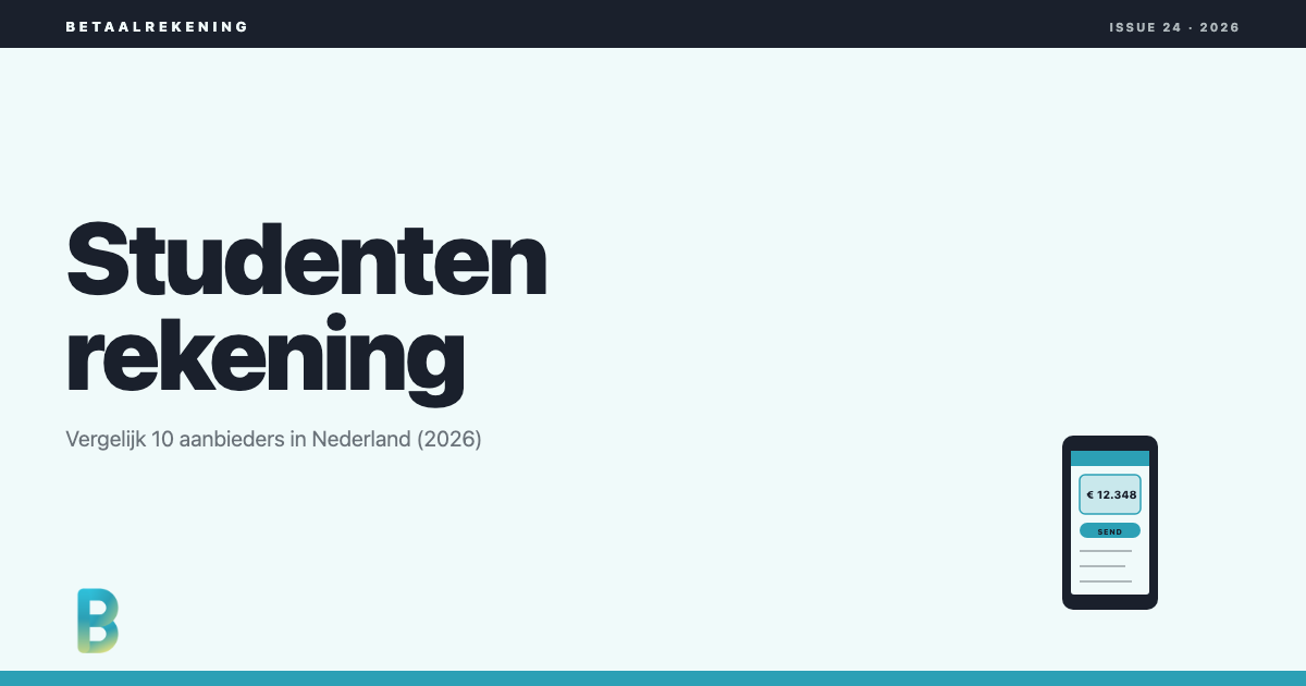 bankinggeek.com: Studentenrekening vergelijken 2026
