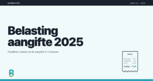 Belastingaangifte 2025: deadlines, boetes en de aangifte in 4 stappen