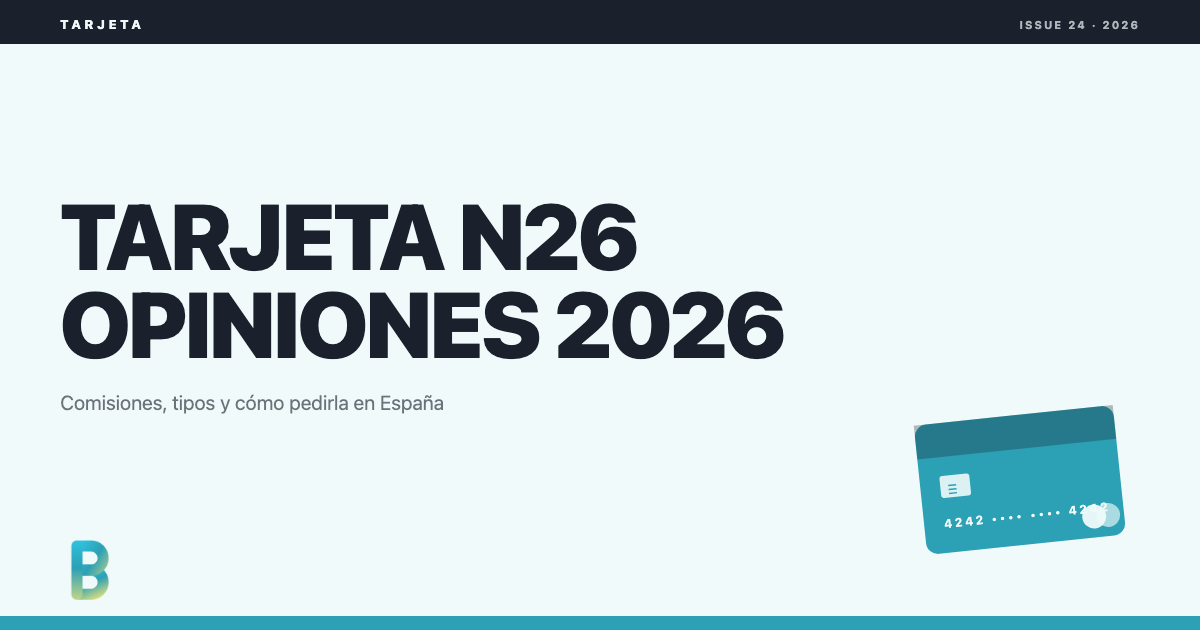 bankinggeek.com: Tarjeta N26 2026