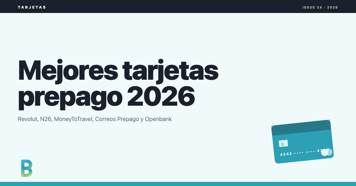 bankinggeek.com: Mejores tarjetas prepago 2026: comparativa y opiniones