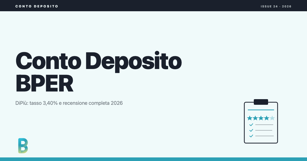 bankinggeek.com: Conto Deposito BPER DiPiù