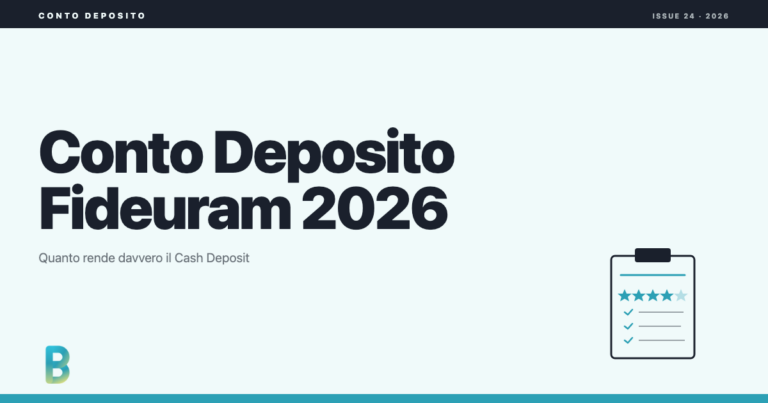 bankinggeek.com: Conto Deposito Fideuram 2026