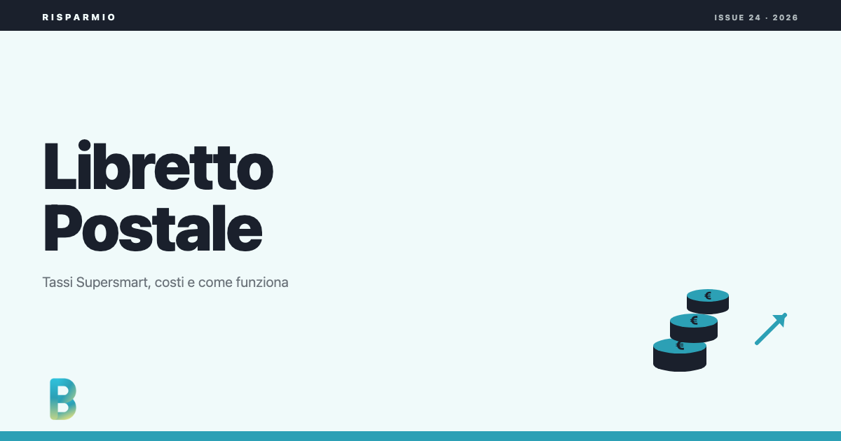 Libretto Postale: tassi Supersmart, costi e come funziona