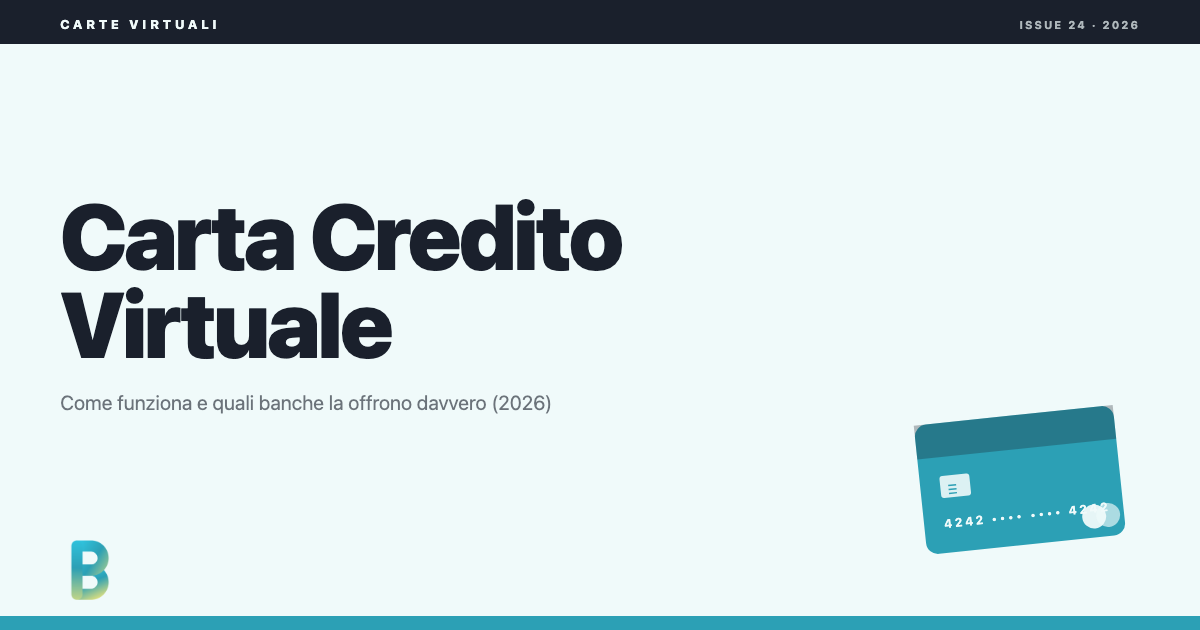 bankinggeek.com: Carta di credito virtuale 2026